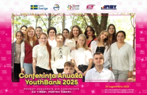 Conferința Anuală YouthBank 2025. Povești adevărate din comunitate: cu tineri, pentru tineri.